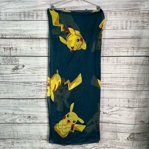Pikachu Pokemon Loungefly Scarf‎ 2016 Nintendo Fashion Scarf 43" x 75"
